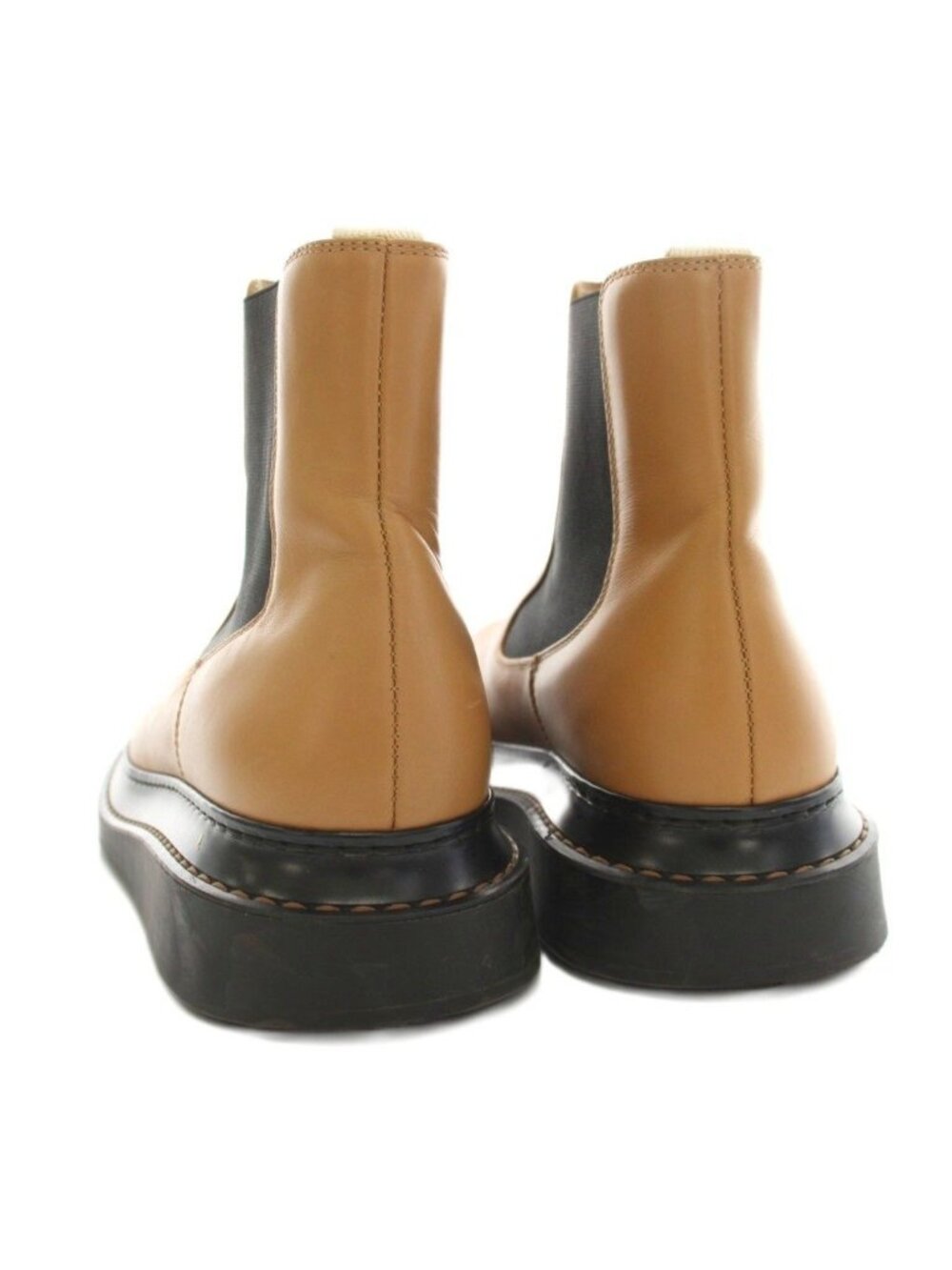 Loewe Leather Chelsea Boots Side Gore 37 Brown - Picture 4 of 8